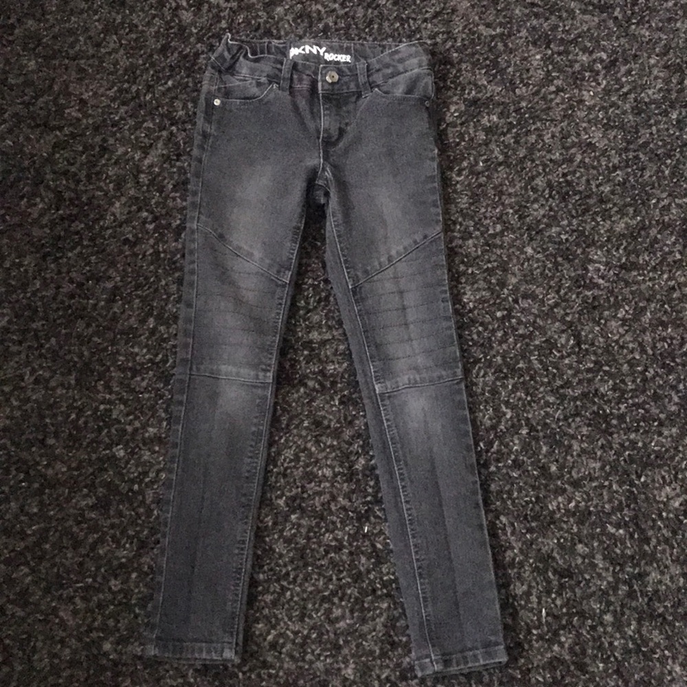 DKNY ROCKER MOTO SKINNY JEANS